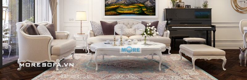 Sofa chung cư tân cổ điển Sofa chung cư tân cổ điển