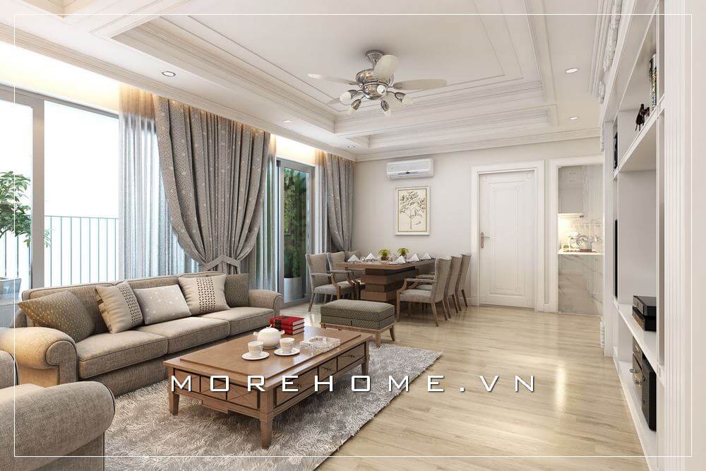 Sofa chung cư tân cổ điển Sofa chung cư tân cổ điển