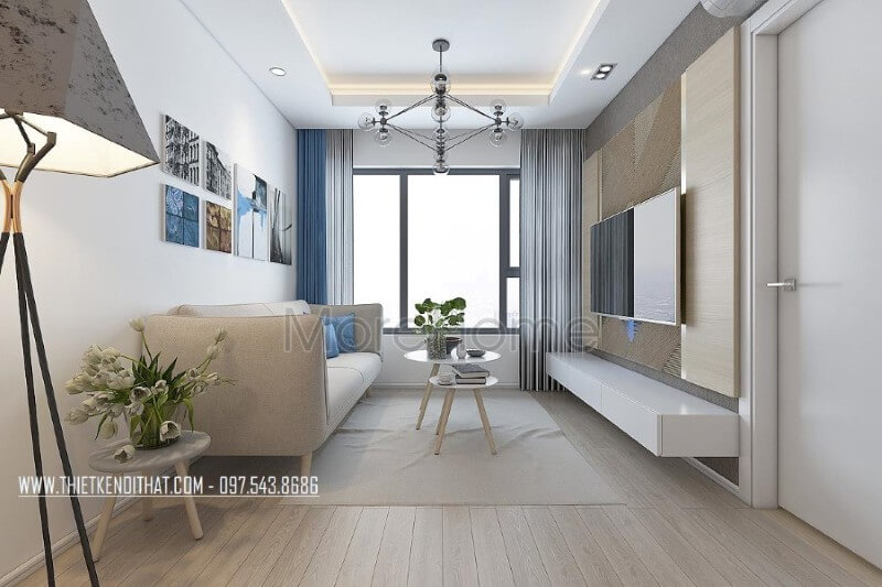 Bộ sofa bọc vải hiện đại được nhiều khách hàng lựa chọn cho căn hộ chung cư của mình Mẫu nội thất chung cư