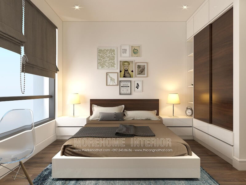 Giường ngủ chung cư hiện đại Giường ngủ chung cư hiện đại